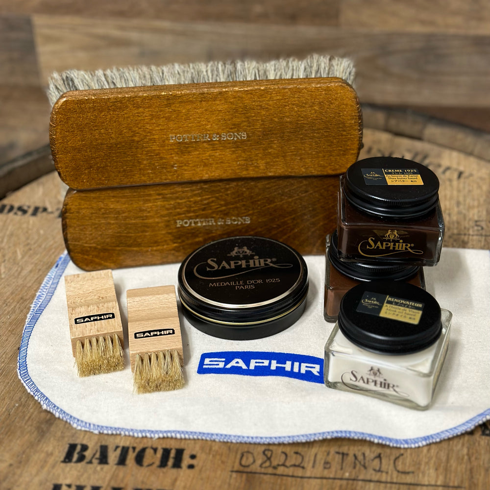 Saphir Shoe Shine Kit – Potter and Sons