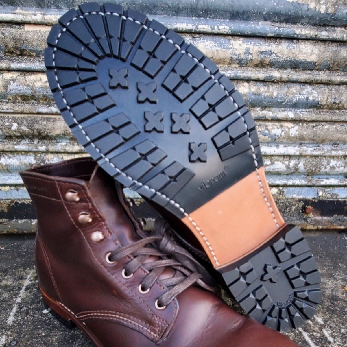 Vibram Lug & Leather Combination – Potter and Sons Vibram Lug & Leather Combination – Potter and Sons